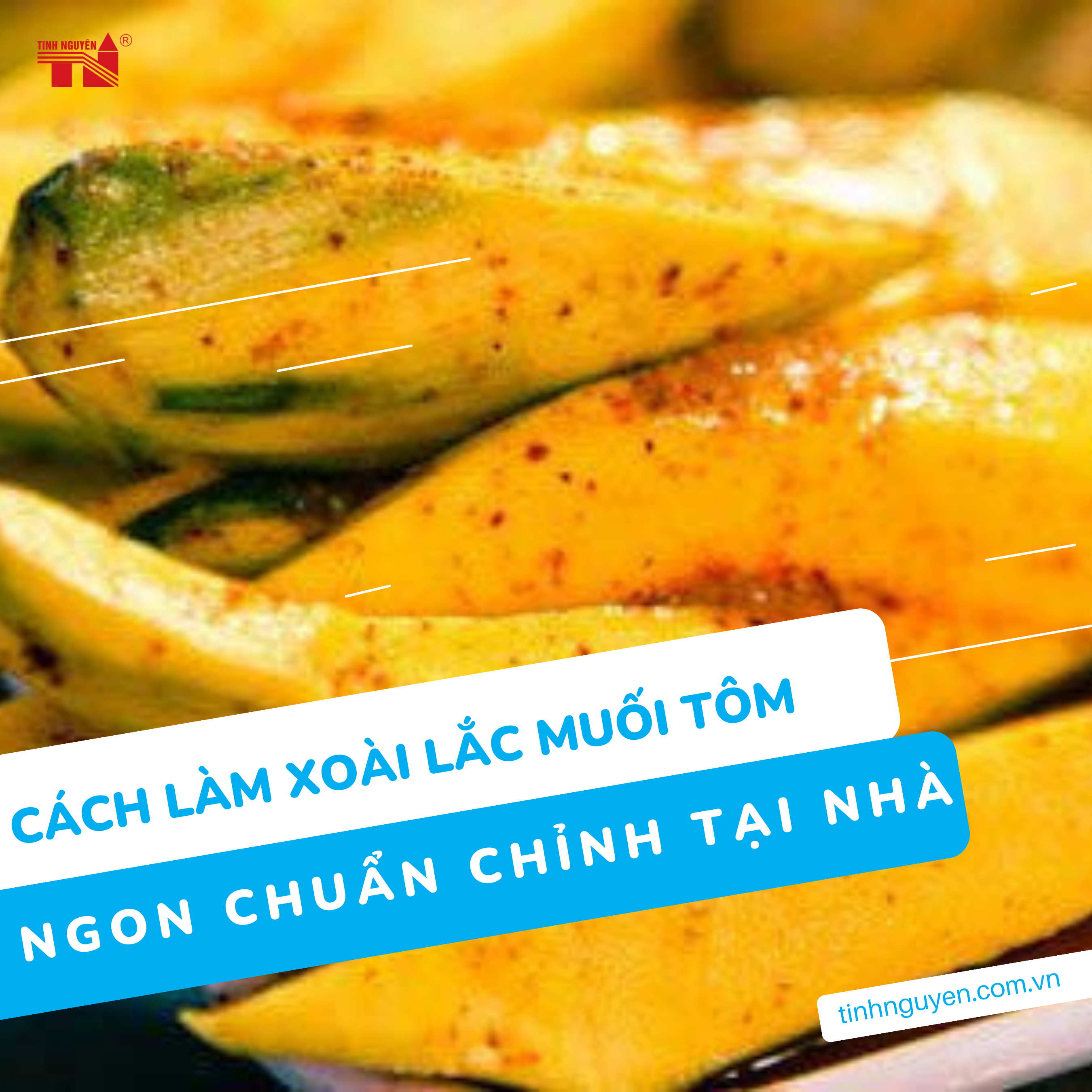 Cách làm xoài lắc muối tôm ngon chuẩn chỉnh ngay tại nhà