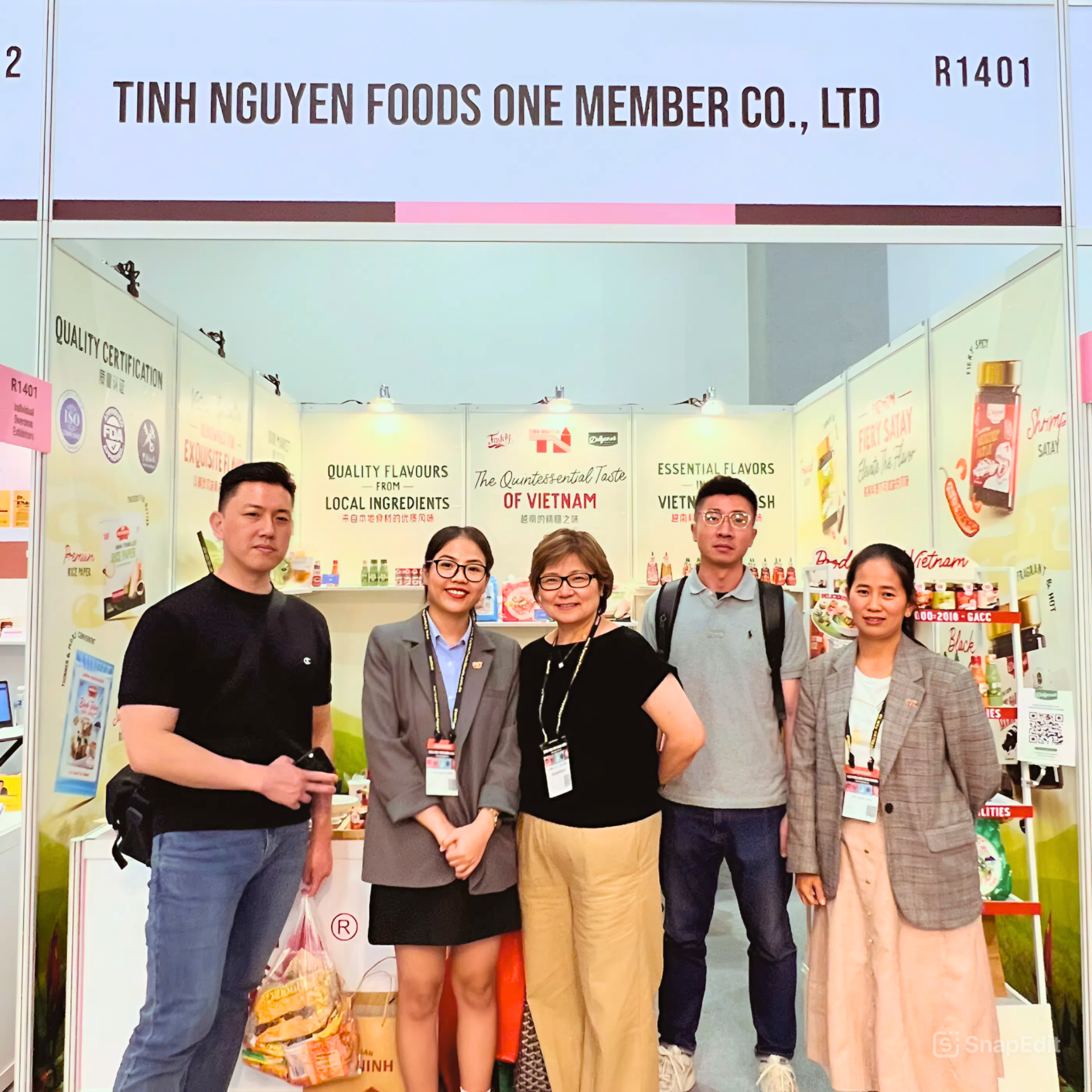 TINH NGUYÊN TẠI TAIPEI INTERNATIONAL FOOD SHOW 2025: ĐƯA ĐẶC SẢN VIỆT VƯƠN RA THẾ GIỚI
