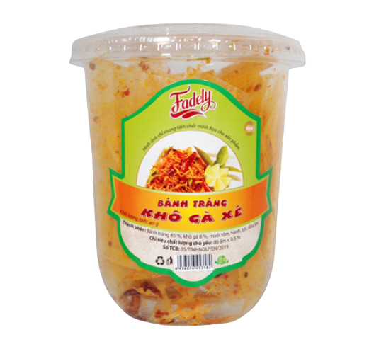 Bánh tráng khô gà xé