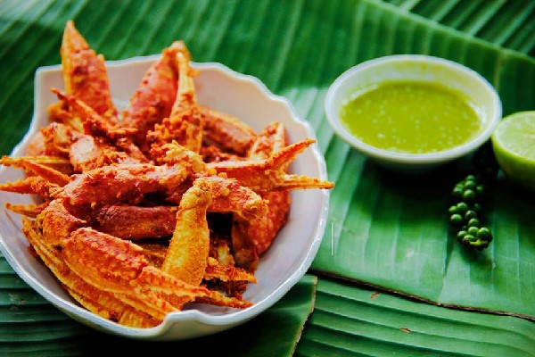 Ghẹ rang muối tôm ăn siêu ghiền