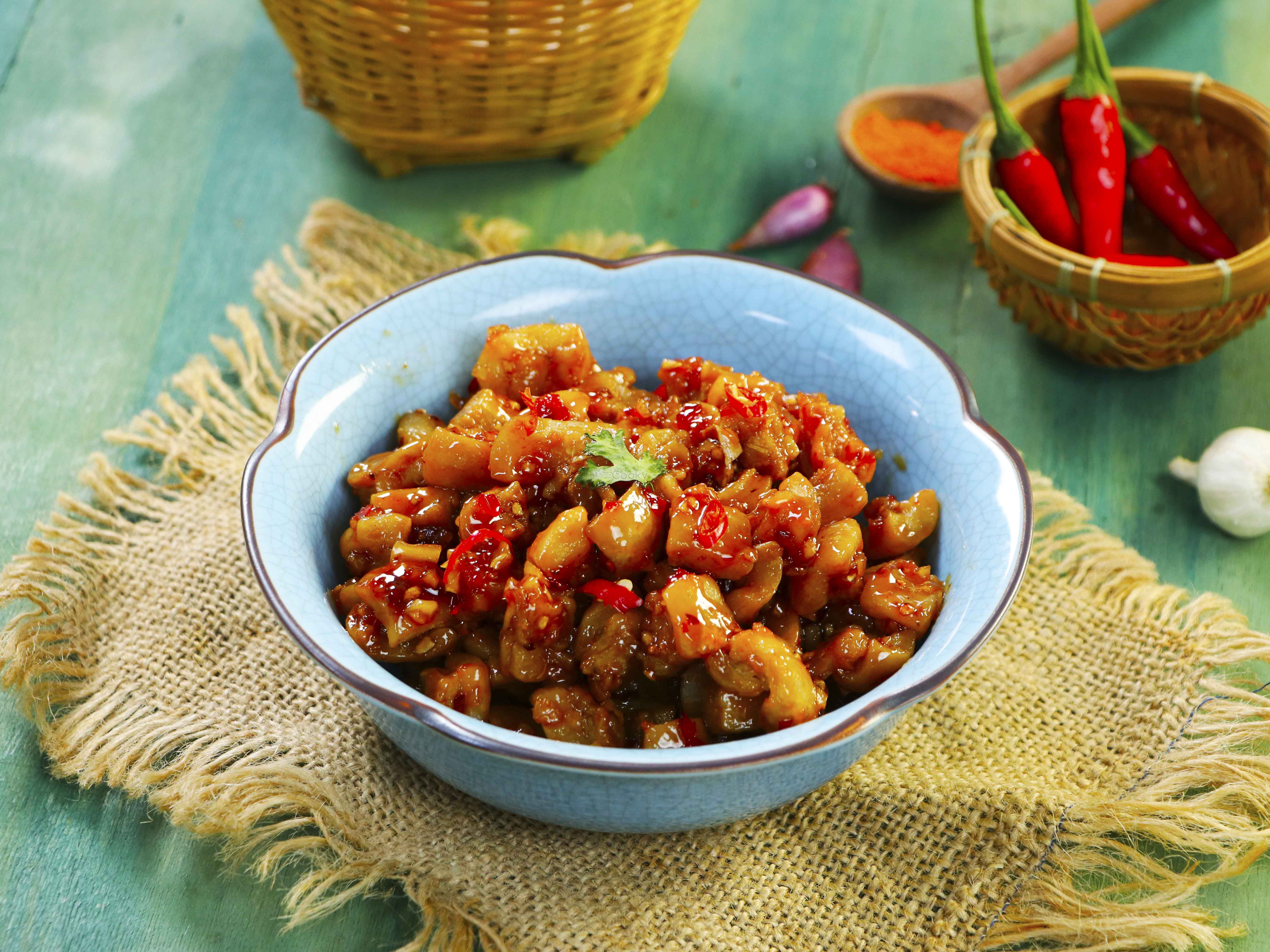 Tép mỡ rang muối