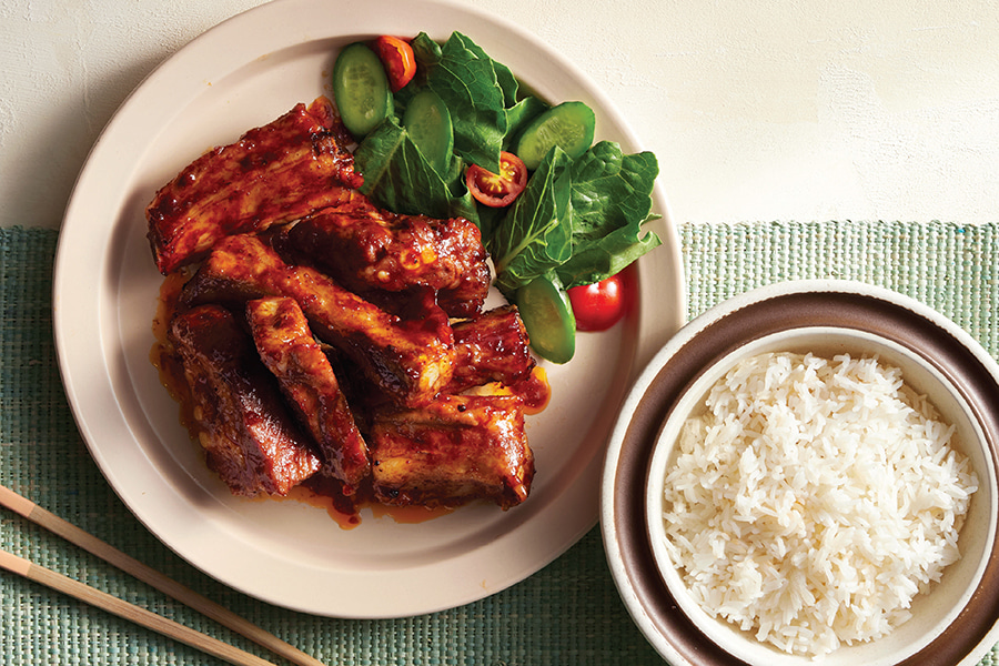 Sườn nướng muối tiêu thơm ngon, khó cưỡng